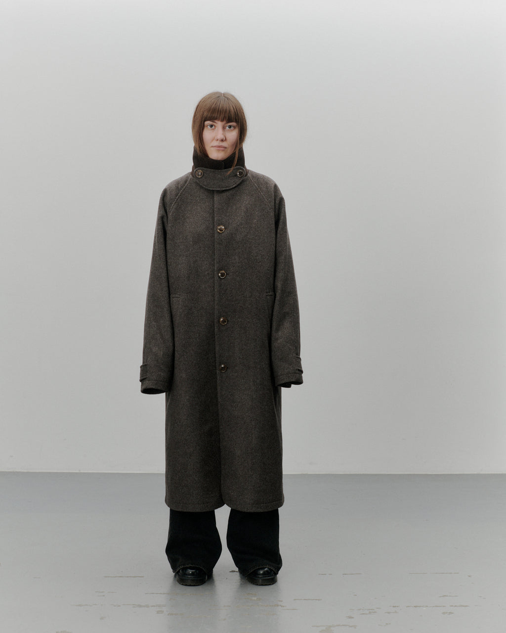 DASE COAT _ BROWN CONTRAST